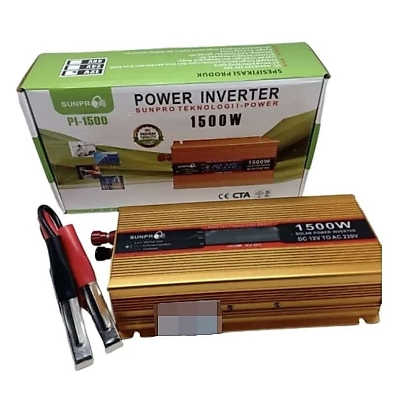 Jual SUNPRO Power Inverter 1500W Inverter PI 1500 | Inverter Power DC ...