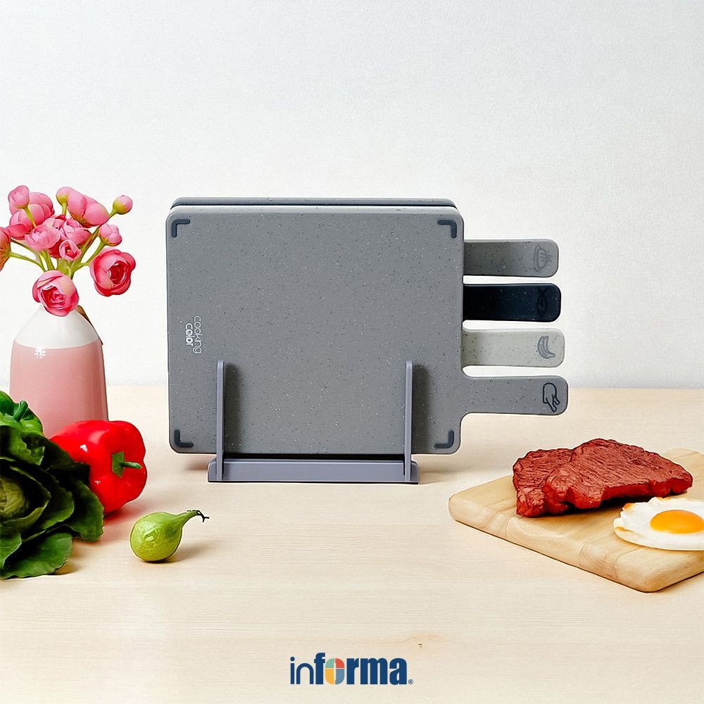 Jual Informa Cooking Color Set 5 pcs Macy Talenan Plastik Rectangle ...