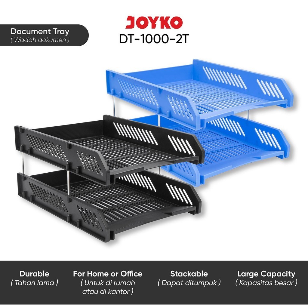 Jual Document Tray DT-1000-2T Wadah Dokumen 2 Tray JOYKO | Shopee Indonesia
