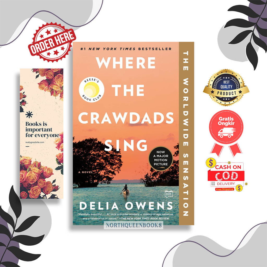 Jual Where the Crawdads Sing: Reese's Book Club By Delia Owens (English ...