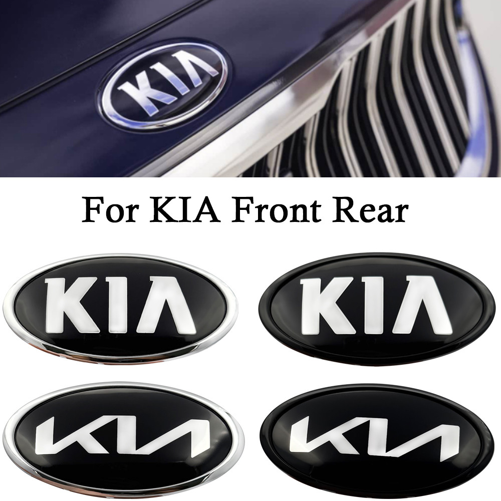 Jual Car Front Hood Emblem Rear Trunk Badge Sticker for KIA sportage ...