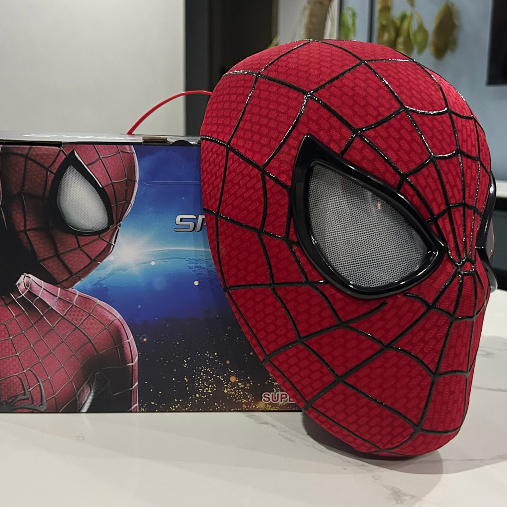 Jual New The Amazing Spider-Man Headgear Movable Mask Helmet Electric ...