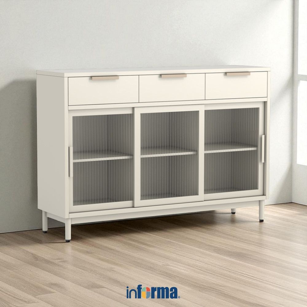 Jual Informa Jerald Kabinet Dapur 148X40X101.5 cm - Krem Lemari Kabinet ...