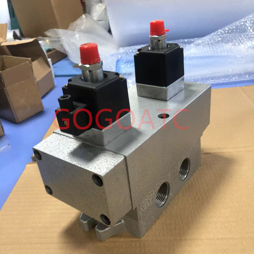 Jual Double electric control solenoid valve K35D2H-6 8 10 15 20 25 ...