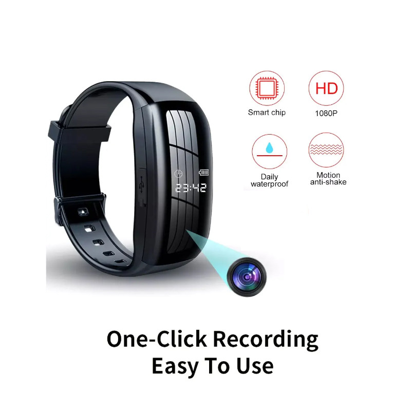 Jual 8-256GB Video Mini Camera Watch Auo Voice Recorder Bracelet USB ...