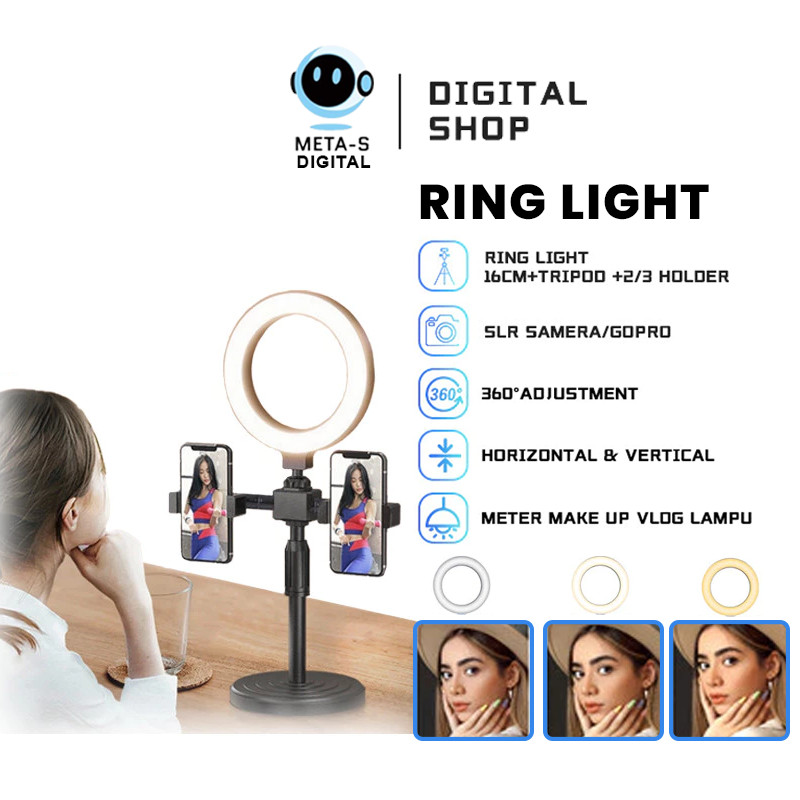 Led Ring In Selfie Ring Light RING LIGHT 16cm DESKTOP STAND SINGLE