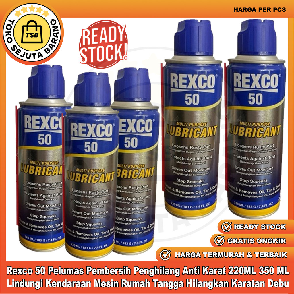 Jual Rexco 50 Cairan Multi Purpose Lubricant Minyak Oil Pelumas Anti ...