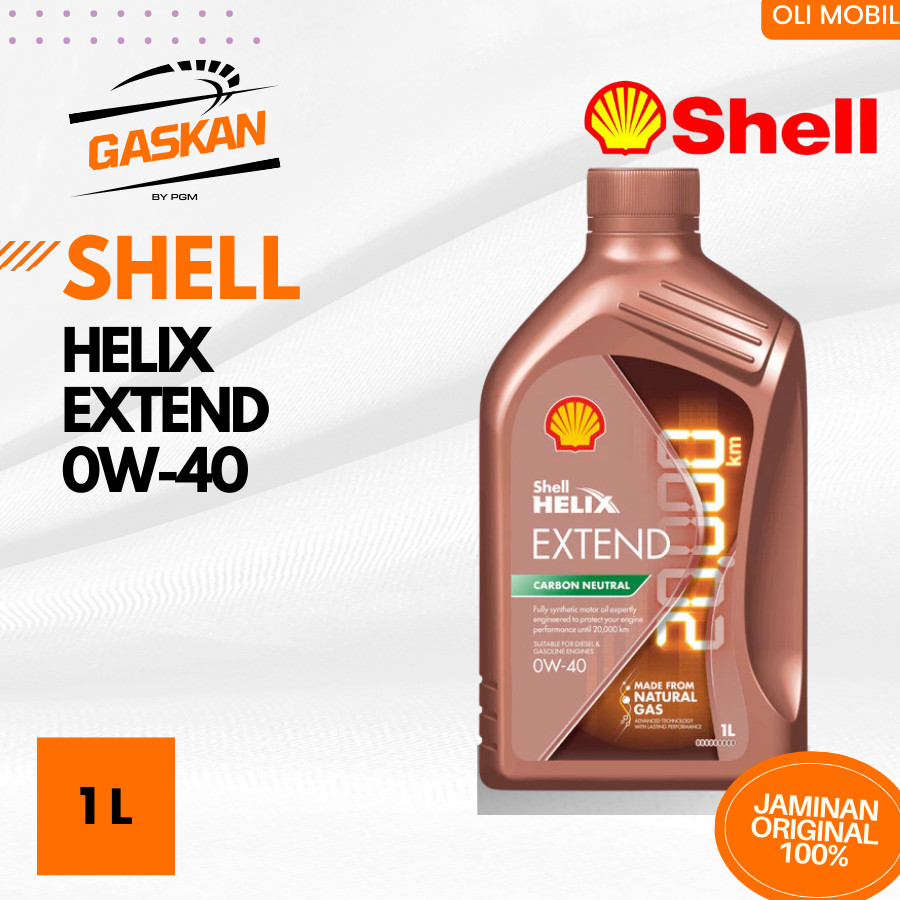 Jual Oli Mobil Helix HX Extend 0W40 1L (Dijamin Ori 100%) | Shopee ...