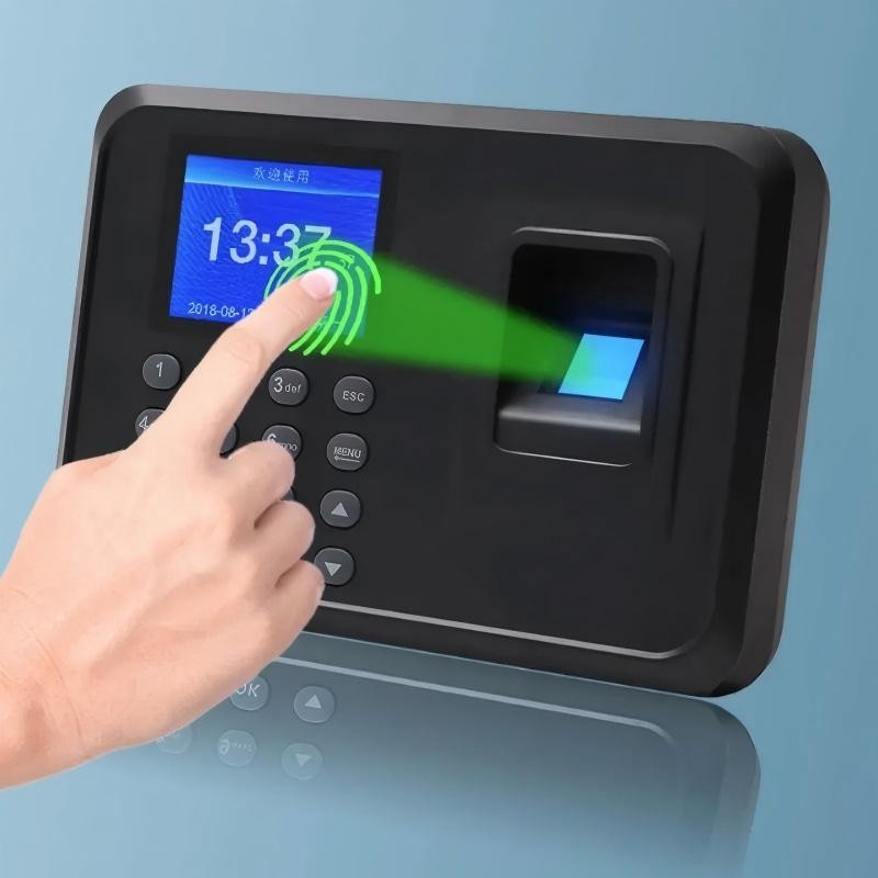 Jual Fingerprint Attendance Machine Support Password Unlock Employee ...