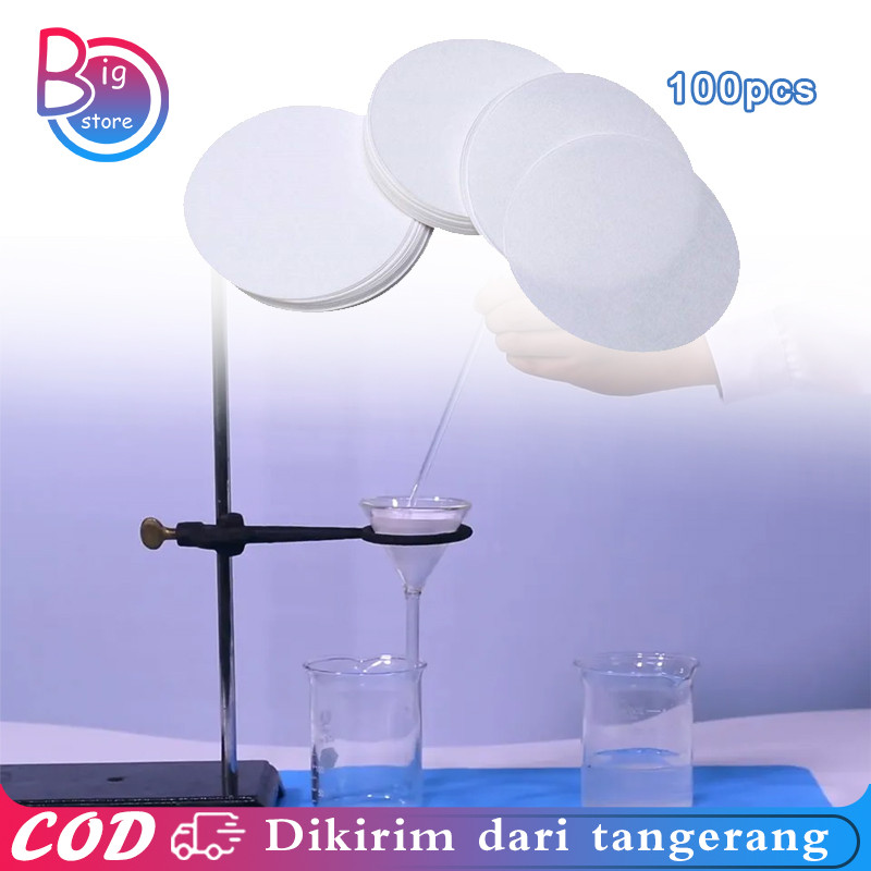 Jual 100pcs/Pack Kertas Saring Bulat Laboratorium Filter Paper Kertas ...