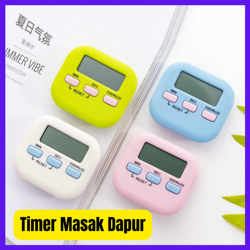 Jual Piongpiaa - Timer Masak DIGITAL KITCHEN TIMER MASAK MAGNET JAM ...