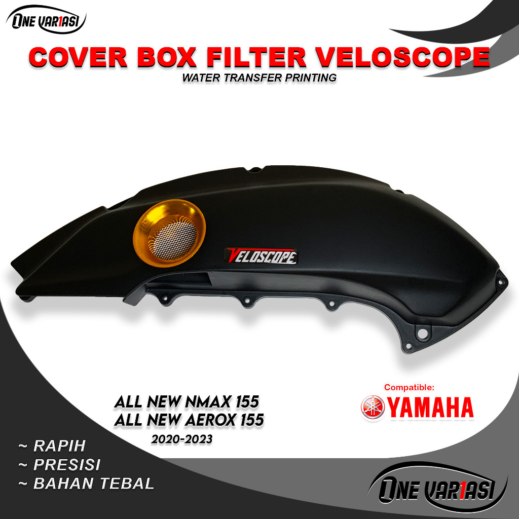 Jual COVER TUTUP BOX FILTER VELOCITY NMAX AEROX 155 NEW / TUTUP BOX ...