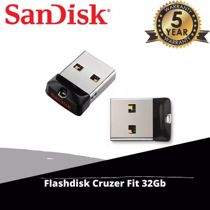 Jual Flashdisk Sandisk Cruzer Fit 8GB 32GB Original Garansi Resmi ...