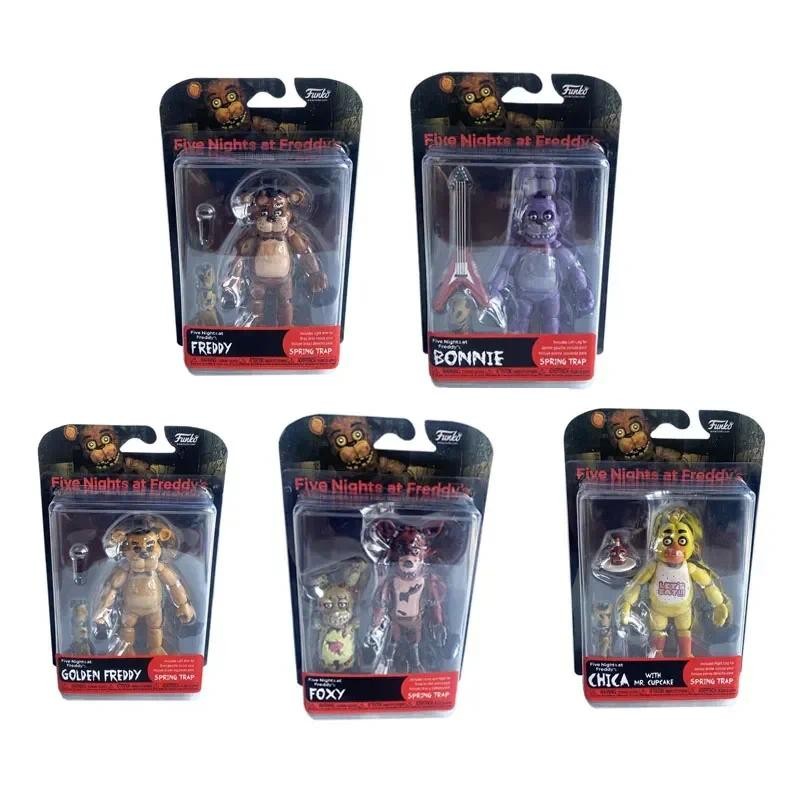 Jual FNAF Figures Nightmare Freddy Bonnie Foxy Chica Action Figure ...