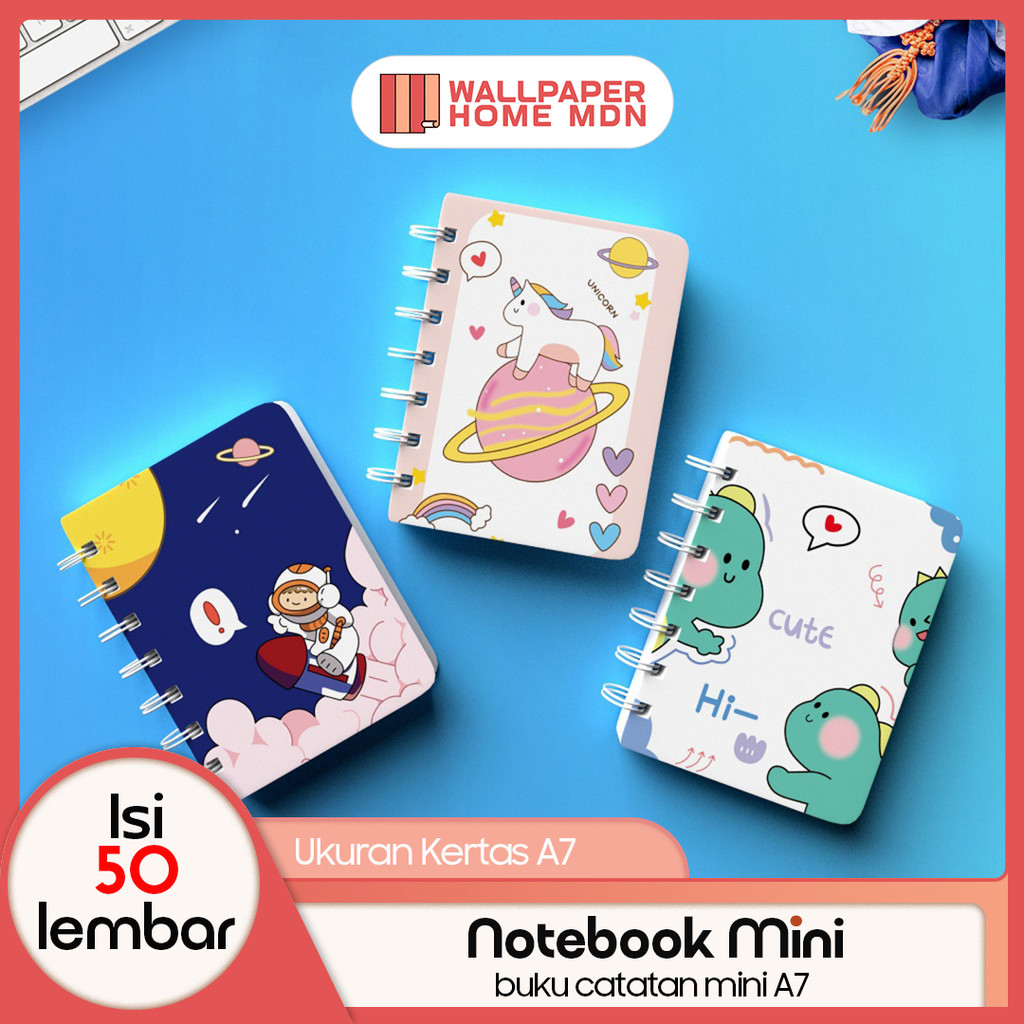 Jual Notebook Mini A7 Lucu Buku Tulis Scrapbook Mini Buku Notes Kecil ...