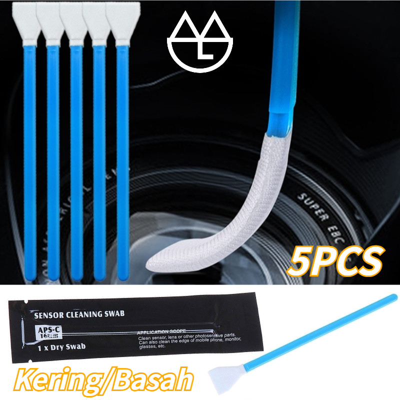 Jual 5PCS Dry/WetPembersih Sensor Kamera DSLR / CCD Sensor Swab Sensor ...