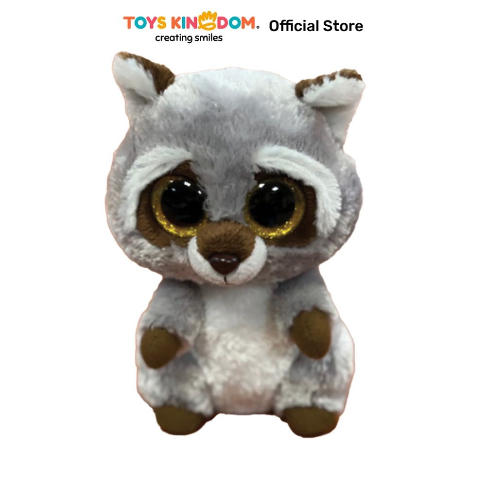Jual Toys Kingdom Ty Beanie Boos Boneka Hewan Oakie Racoon Reguler ...