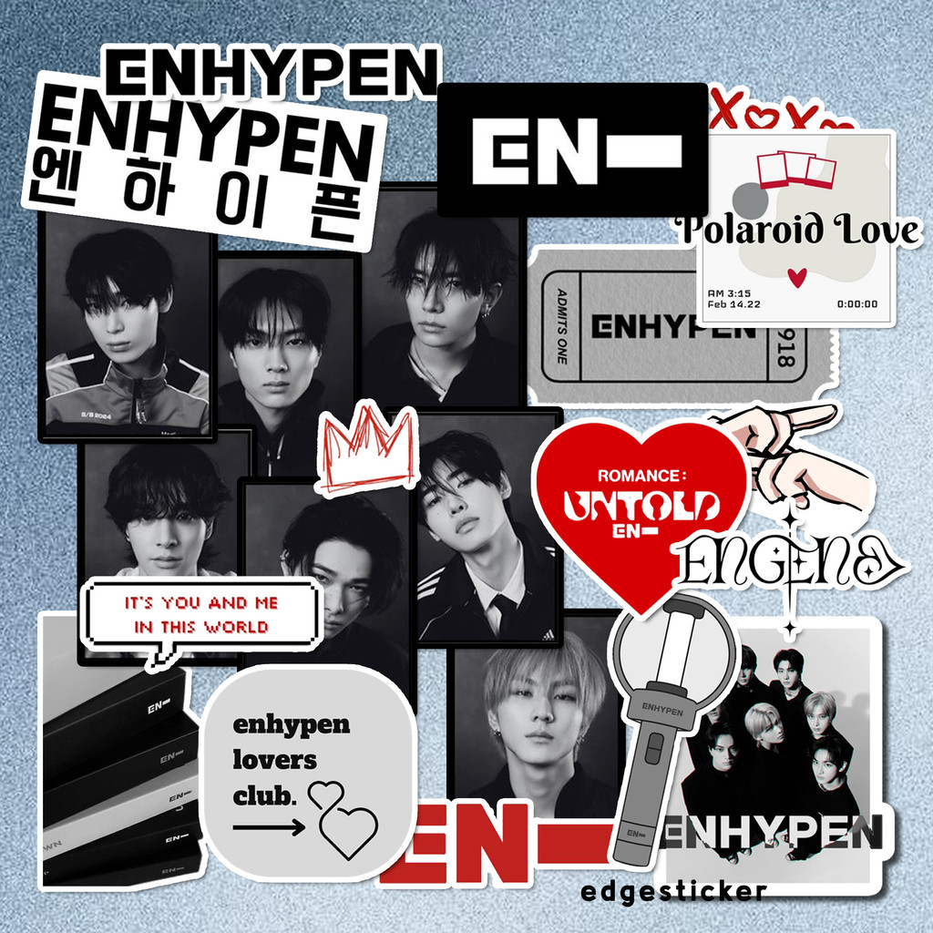Jual ENHYPEN Sticker KPOP Pack | Stiker Anti Luntur Tahan Air | Sticker ...