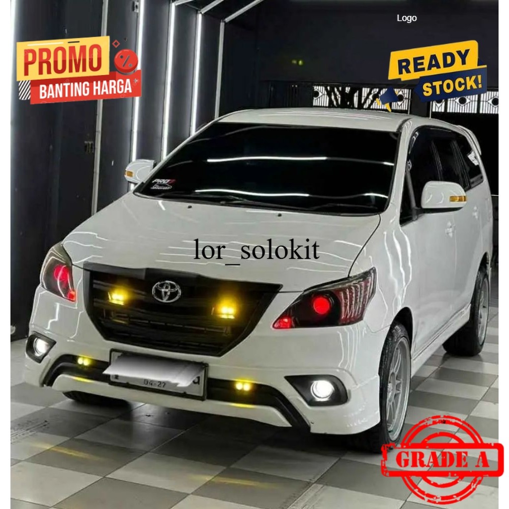 Jual Bodykit Innova Barong Luxury 2013-2015 Bahan Kuat-Tebal-lentur ...