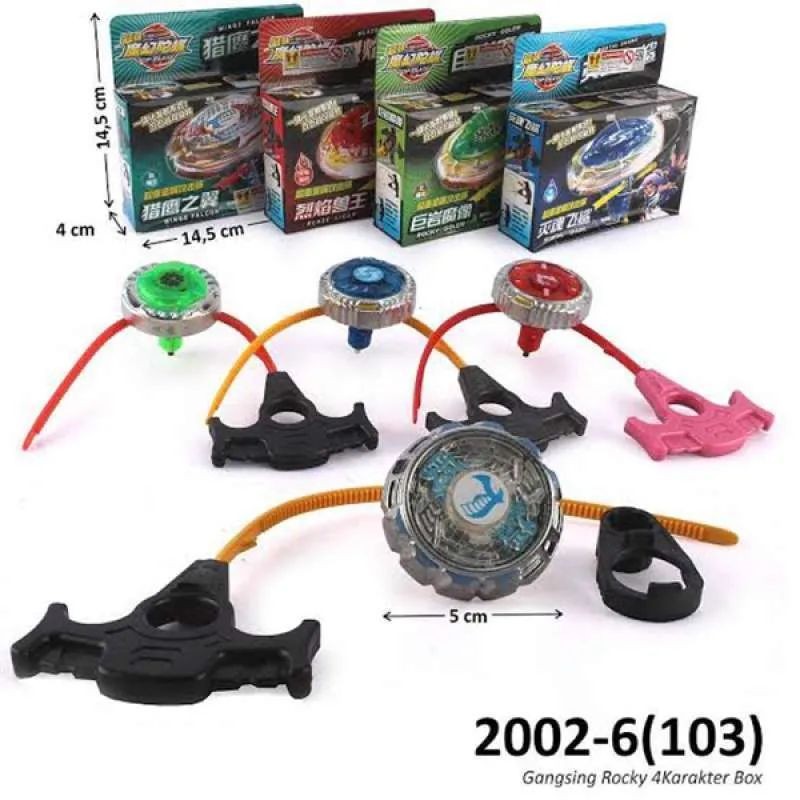 Jual Clover DIY BATTLE GANGSING TARIK GYRO TOP SET adu gasing modern ...