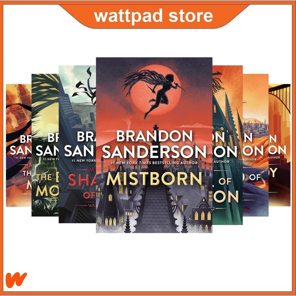 Jual Mistborn by Brandon Sanderson (7 book series) | Shopee Indonesia