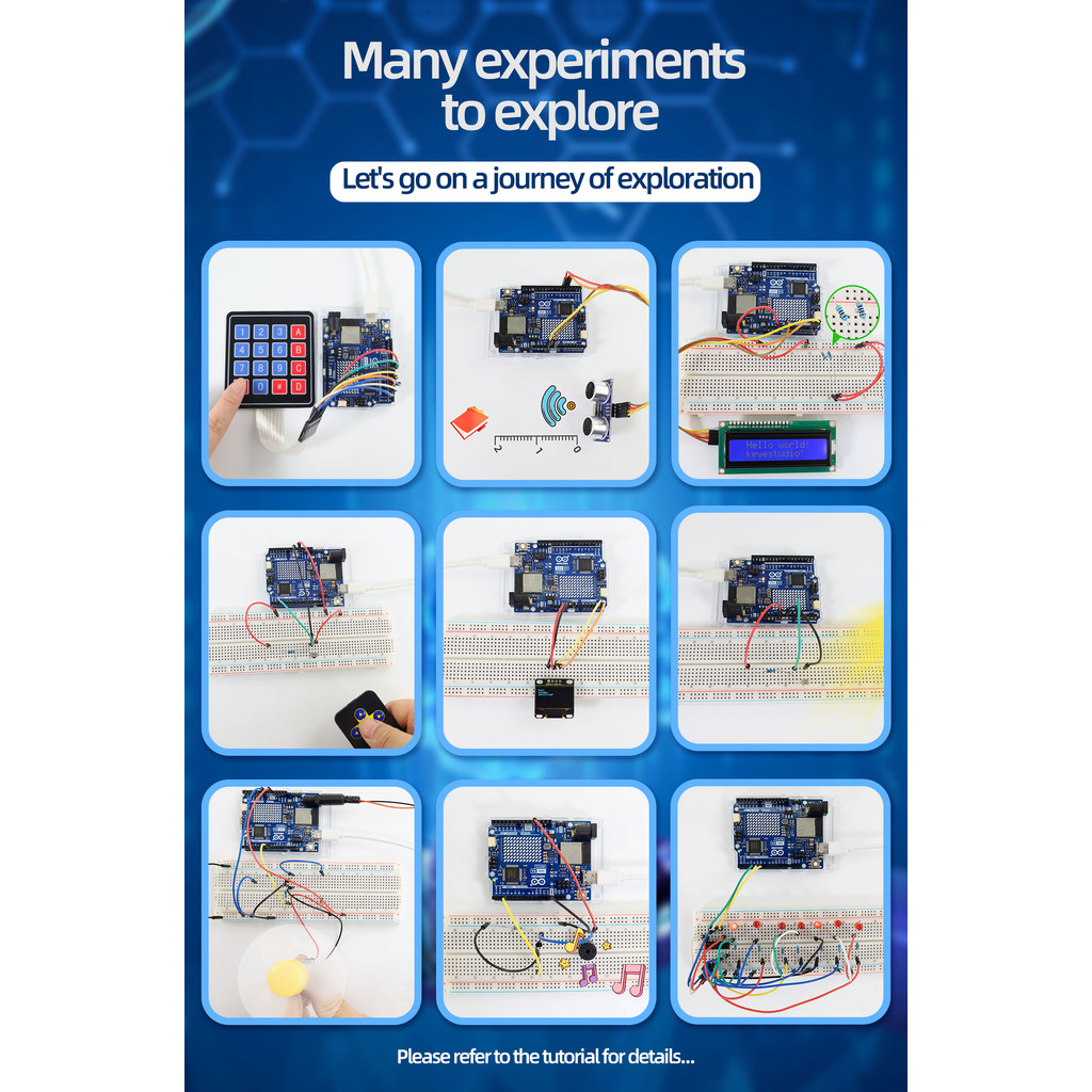 Jual Keyestuo STEM IOT Smart Living Starter Kit For Original Arduino ...