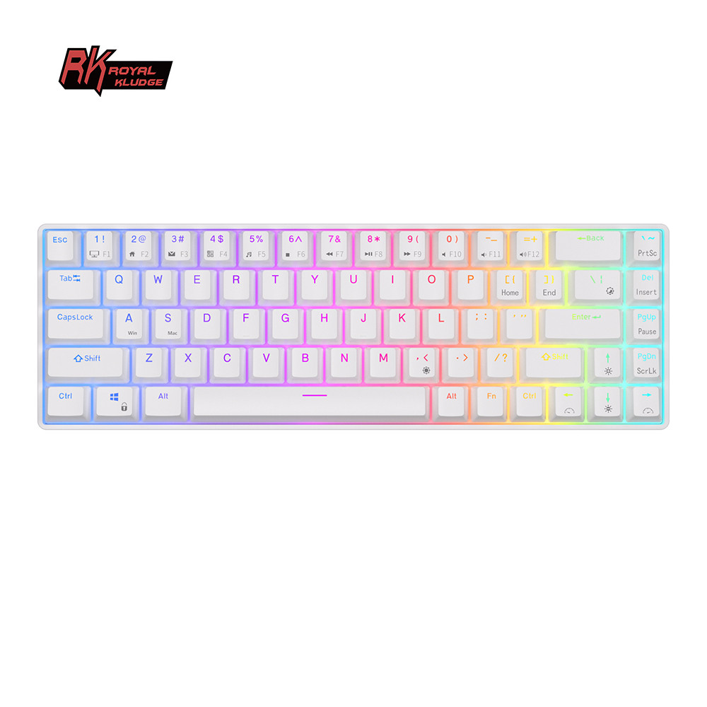 Jual Royal Kludge RK68 Wired Gaming Keyboard 68 Key 68% RGB Backlit Hot ...