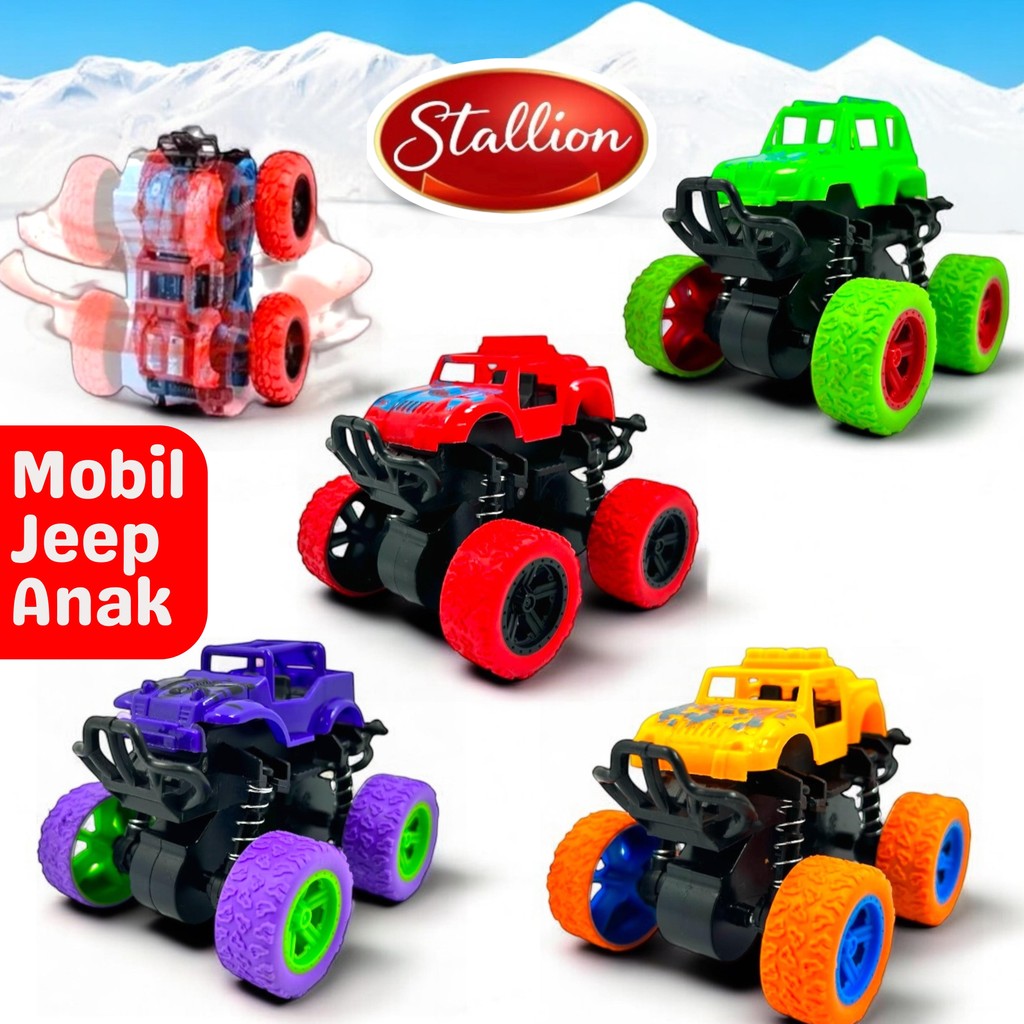 Jual Mainan Mobil Jip anak Off Road Monster Zap Jip Drive 360 Derajat ...