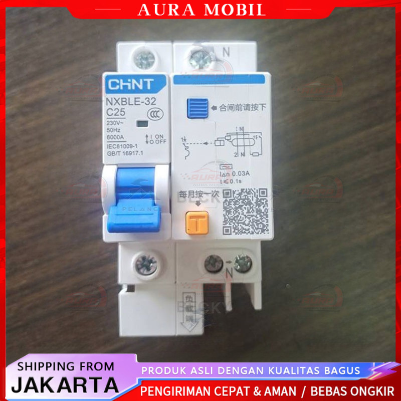 Jual MCB RCBO 6A 10A 16A 20A 25A 32A ELCB DPNL TPNL 230 V 1 P -N ...