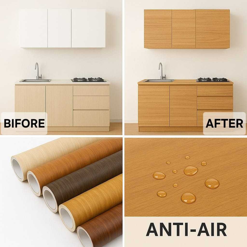 Jual Stiker Motif Kayu PVC Sheet Sticker Wallpaper Dinding Pelapis ...