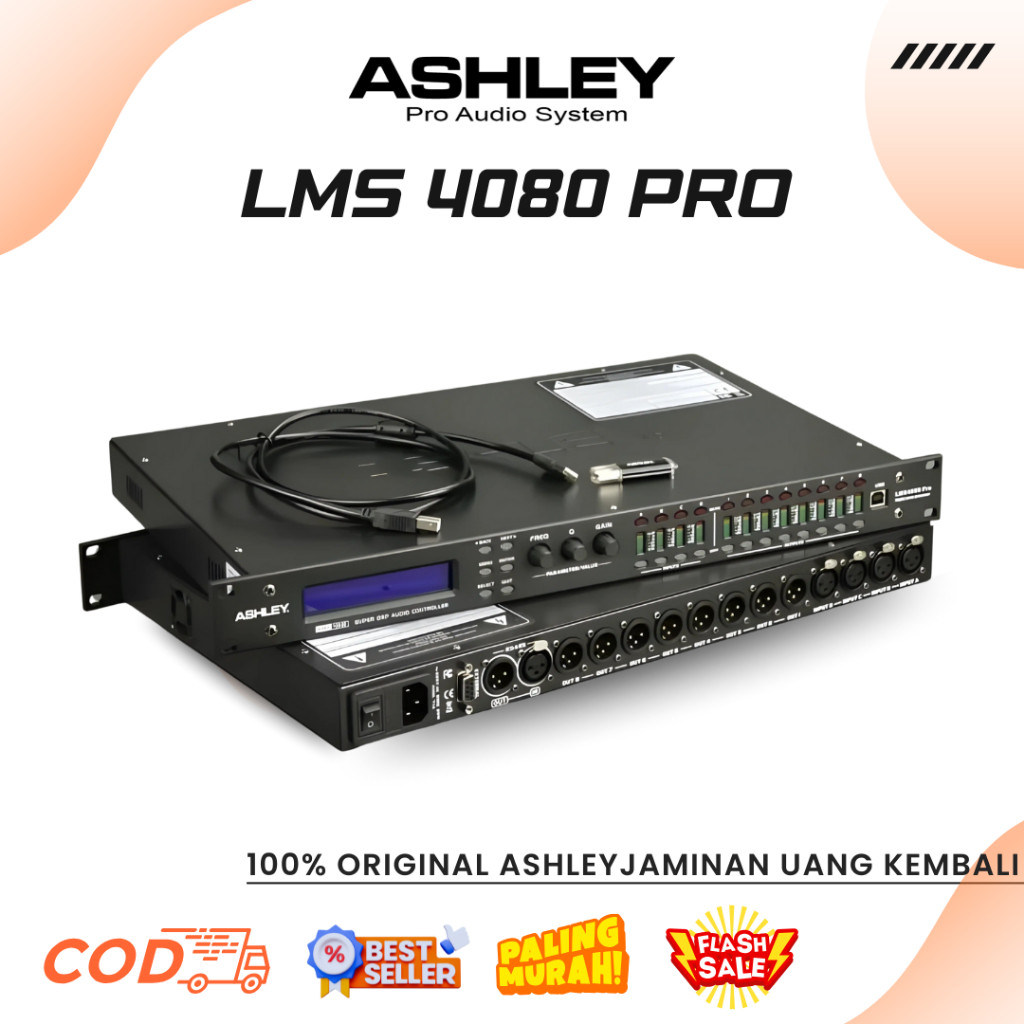 Jual Dlms Ashley LMS 4080 Pro SUPER DSP AUDIO CONTROLLER | LOUDSPEAKER ...