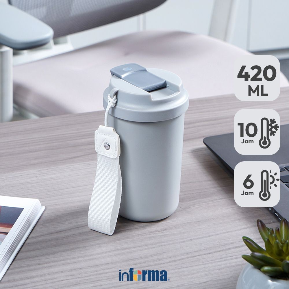 Jual Informa Appetite 420 Ml Kirby Mug Vacuum Flask - Tempat Minum ...