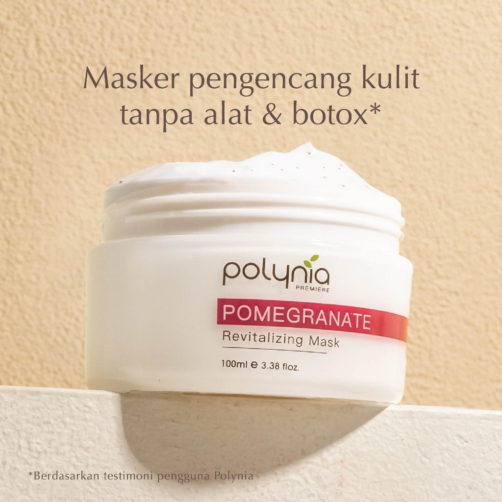 Jual POLYNIA | Pomegranate Revitalizing Face Mask | Masker Anti Aging ...