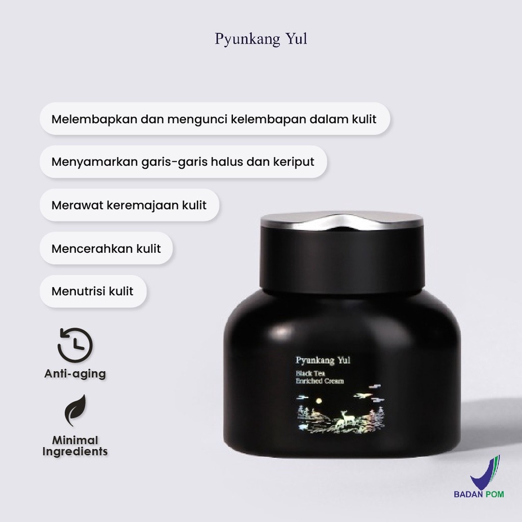 Jual PYUNKANG YUL Black Tea Enriched Cream 60ml | Shopee Indonesia