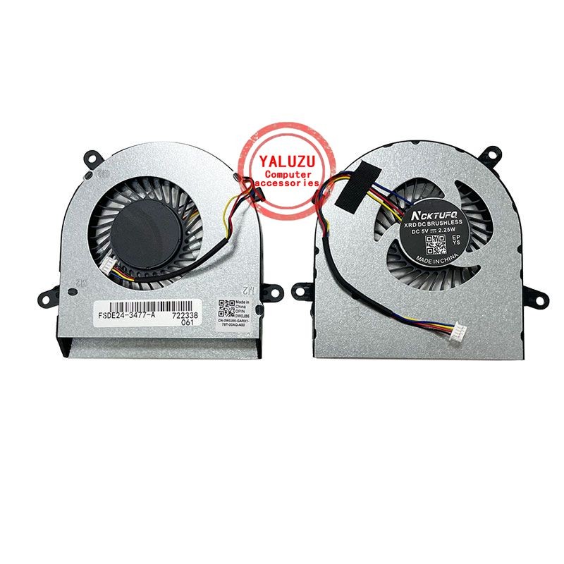 Ventilador de refrigeración de CPU de repuesto para Del-l Inspiro-n 24-3475 3477 3480 AIO 24