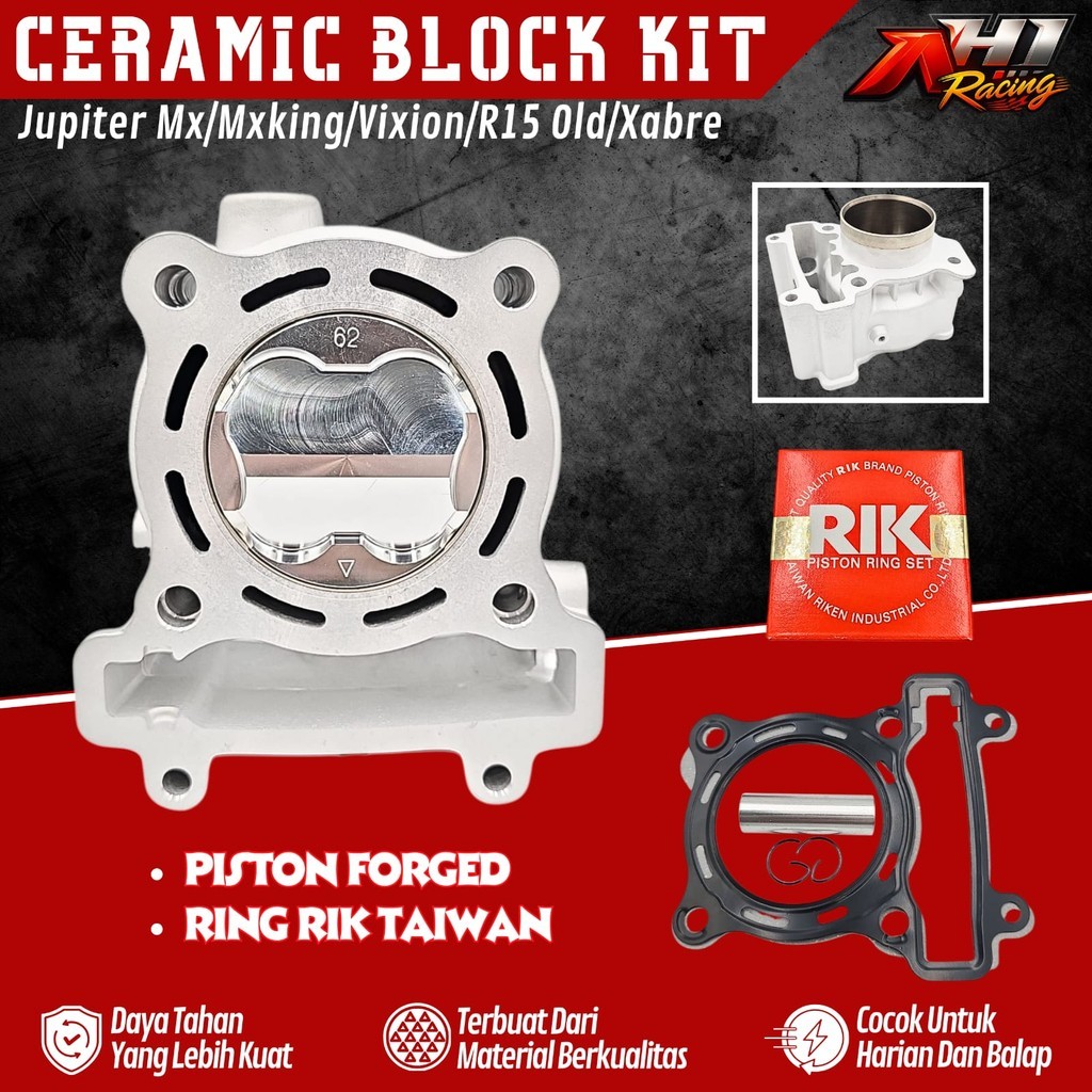 Jual Boring Blok Seher Bore Up Ceramic Jupiter MX King MX Old New ...