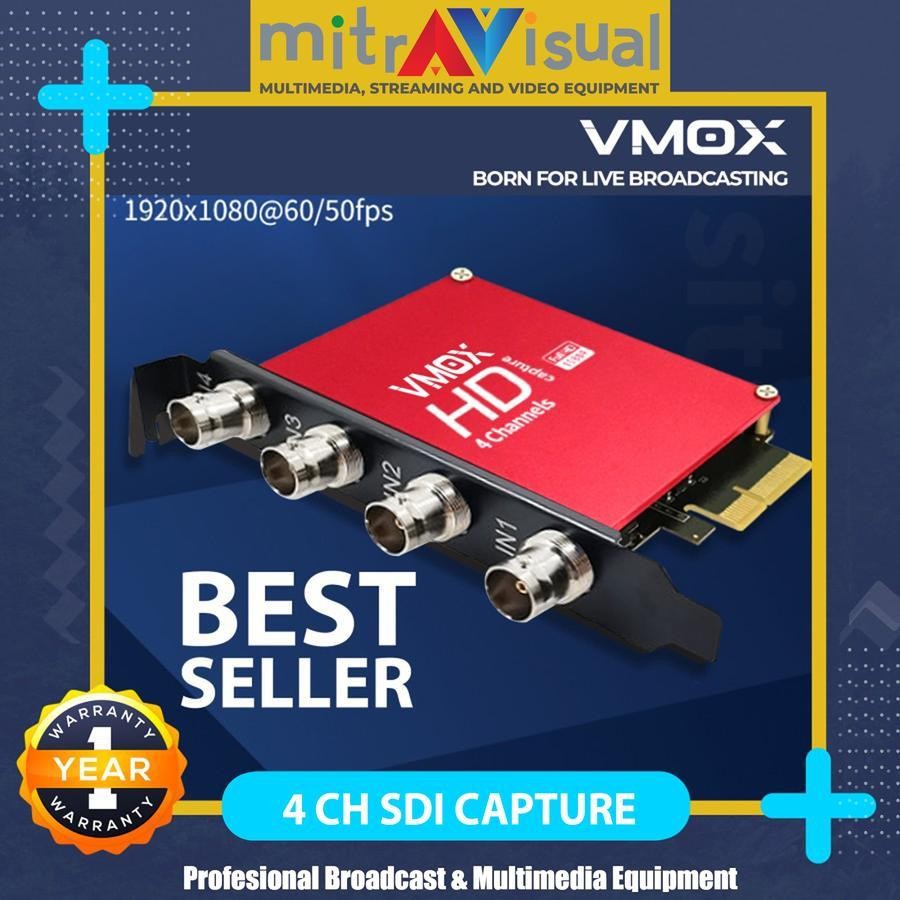 Jual VMOX CAPTURE SDI 4 INPUT 1080P Support Vmix OBS Wirecast | Shopee ...
