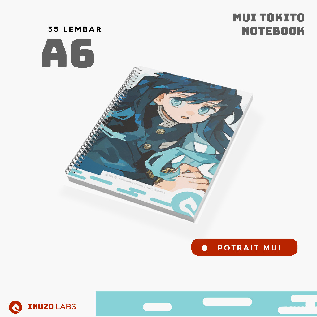 Jual ASTER Pocket Note Anime KIMETSU NO YAIBA SPURAL A6 Motif Muichiro ...