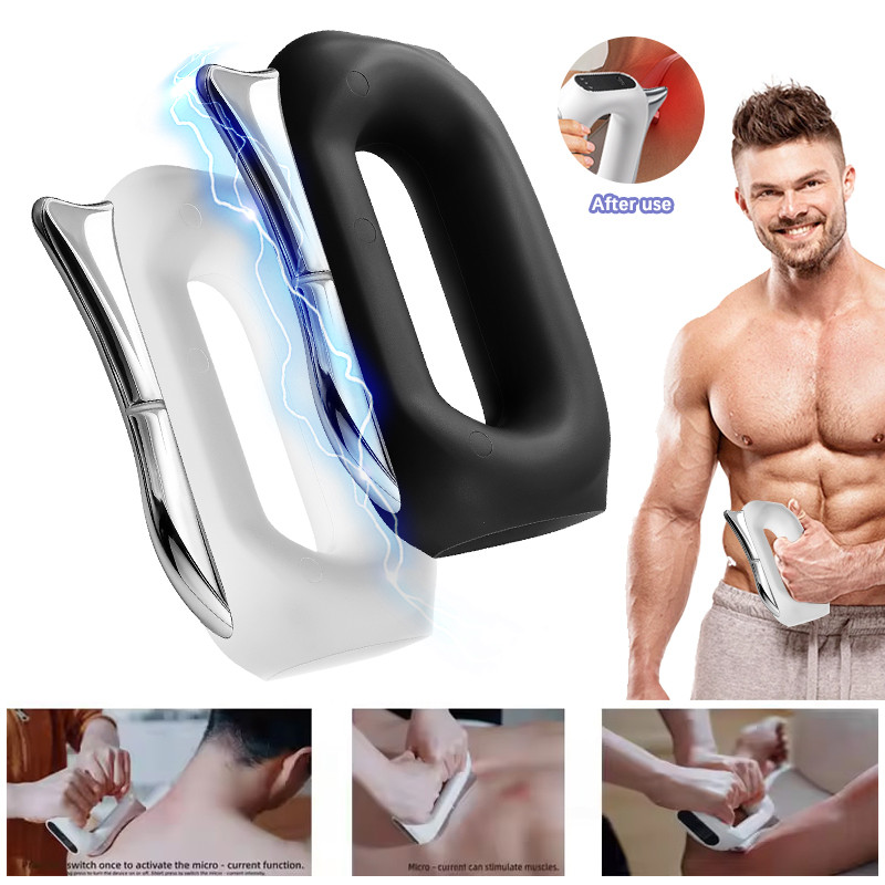 Jual EMS Electric Fascia Scraper Micro Current Compression Muscle ...