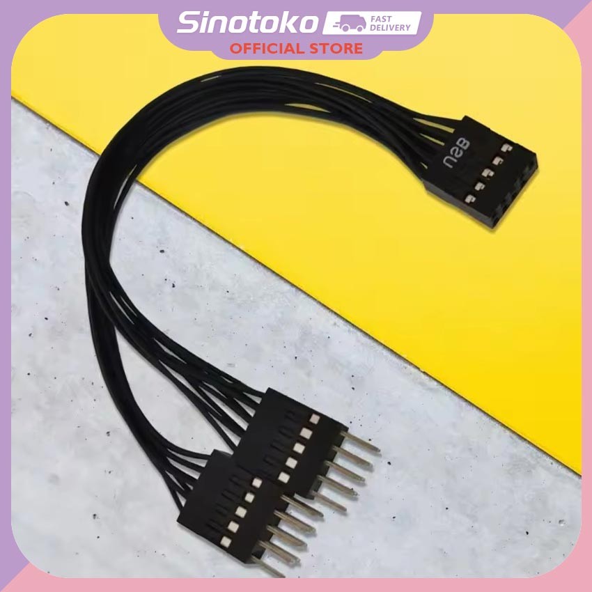 Jual Kabel Splitter USB 9 Pin Header Internal Motherboard – Ekstensi 1 ...
