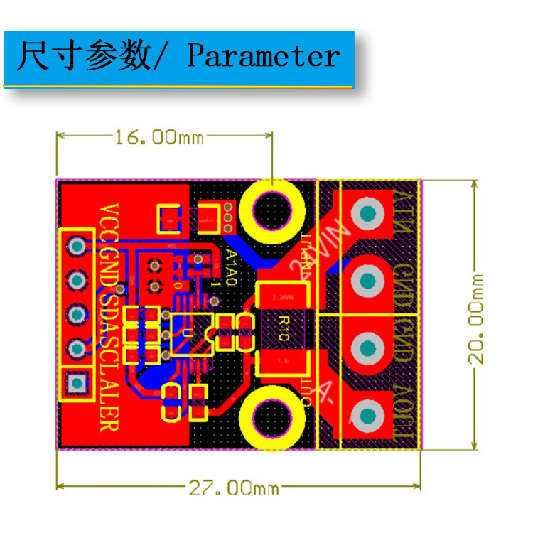 Jual INA226 Voltage and Current module, 226 Voltage and Current power ...