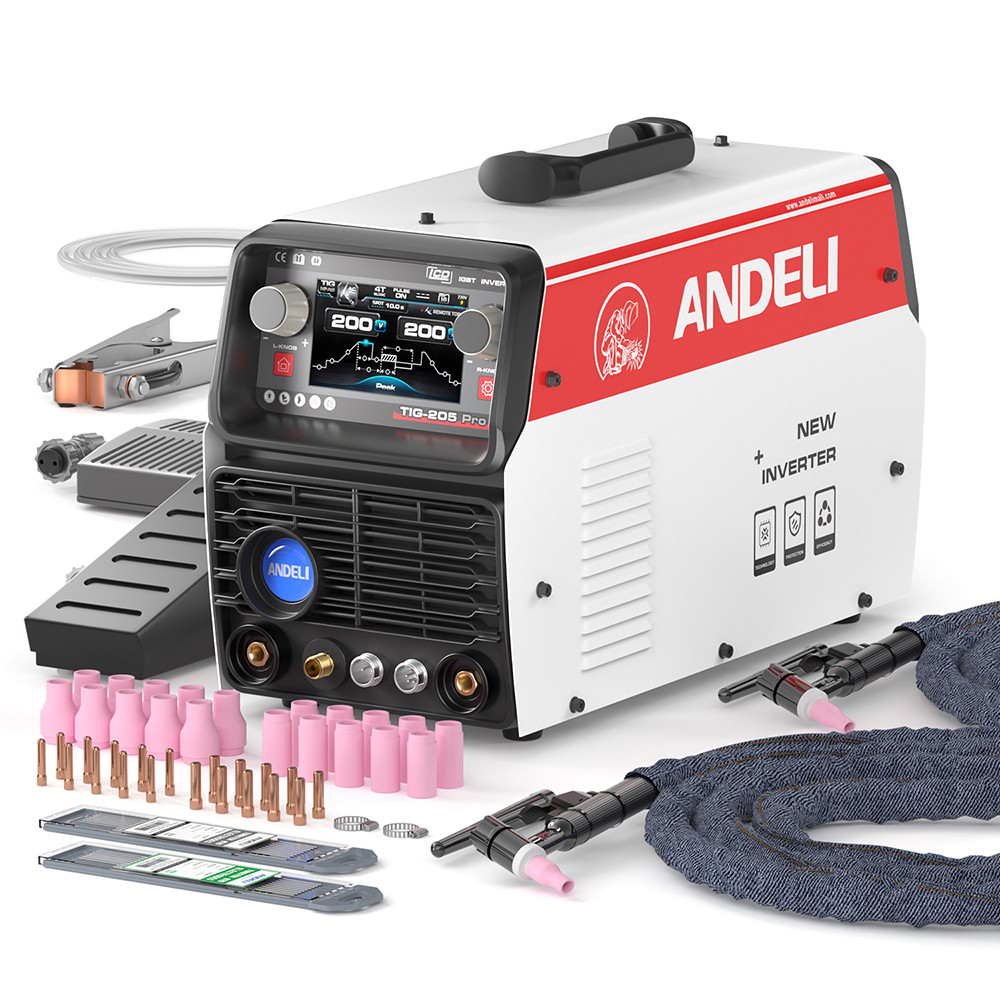 Jual AC/DC TIG Welding Machine with Pulse 200A HF Inverter Stick Cold ...