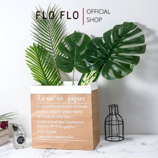 Jual FLO FLO - Daun Monstera Artificial Dekorasi Popular tangkai ...