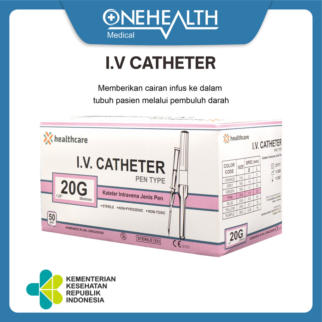 Jual Healthcare IV Catheter Pen Type Abbocath Jarum Aboket Kateter Vena ...