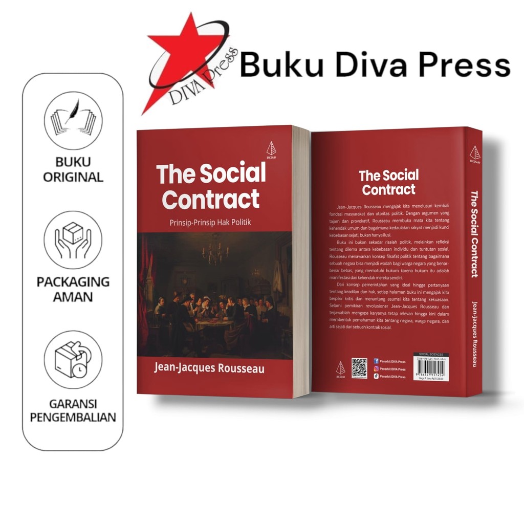 Jual Buku The Social Contract: Prinsip-Prinsip Hak Politik - Jean ...
