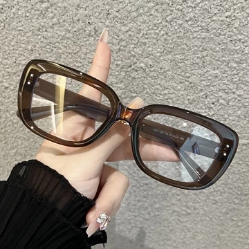 Viendo Kacamata BLUERAY Minus Wanita Cat Eye Fashion Frame Anti Radiasi Kaca Mata Optik TR27109