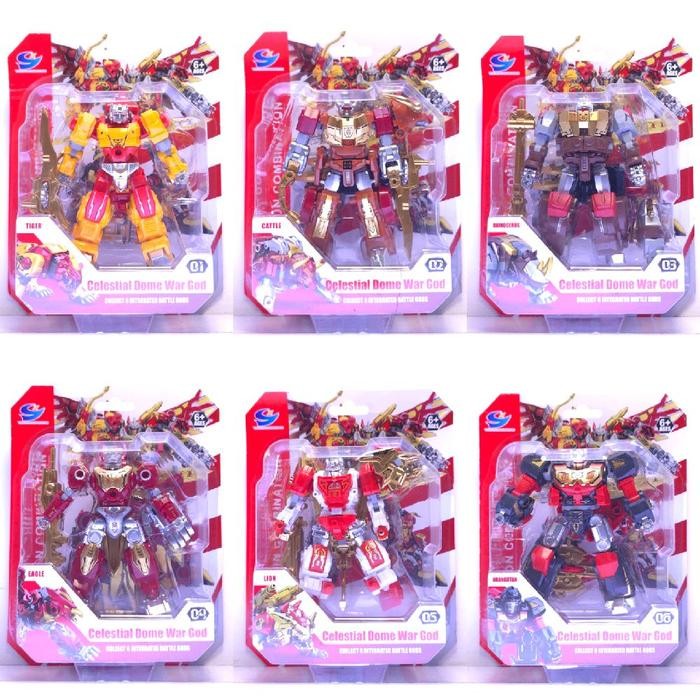 Jual YueXing 6 in 1 Celestial Dome War God Transformation Combination ...