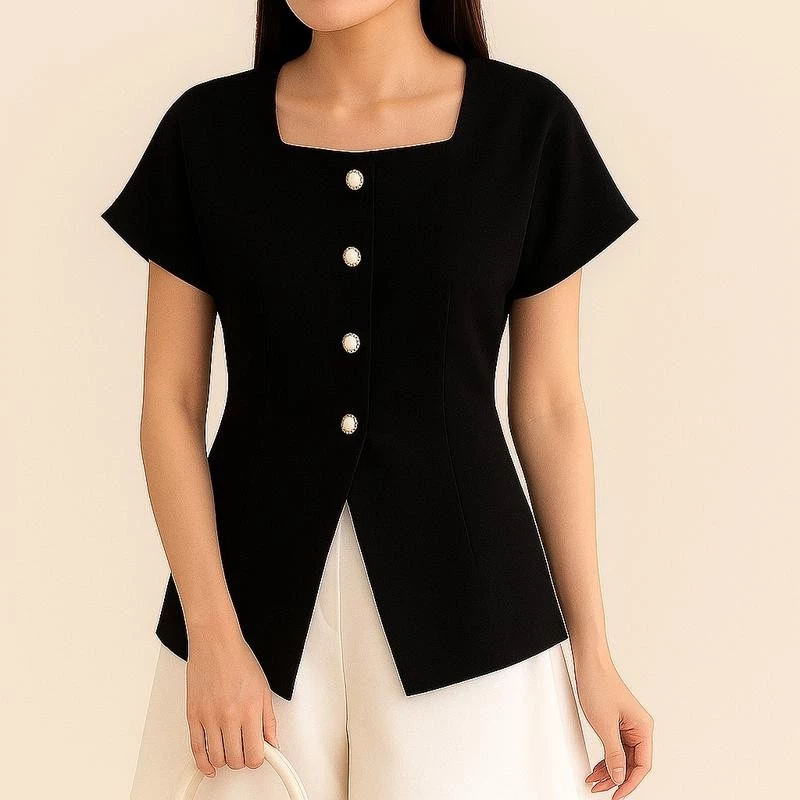 Gambar 5 ELYSE Soren Top / Avery Top ✨ Atasan Wanita Modis & Simple – Wajib Punya!