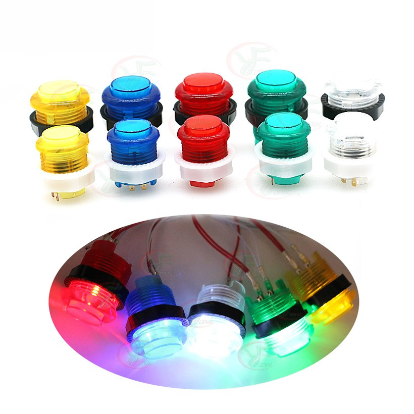 Jual 50PCS/lot 28mm/24mm 5V LED Illuminated Light Push Button With ...