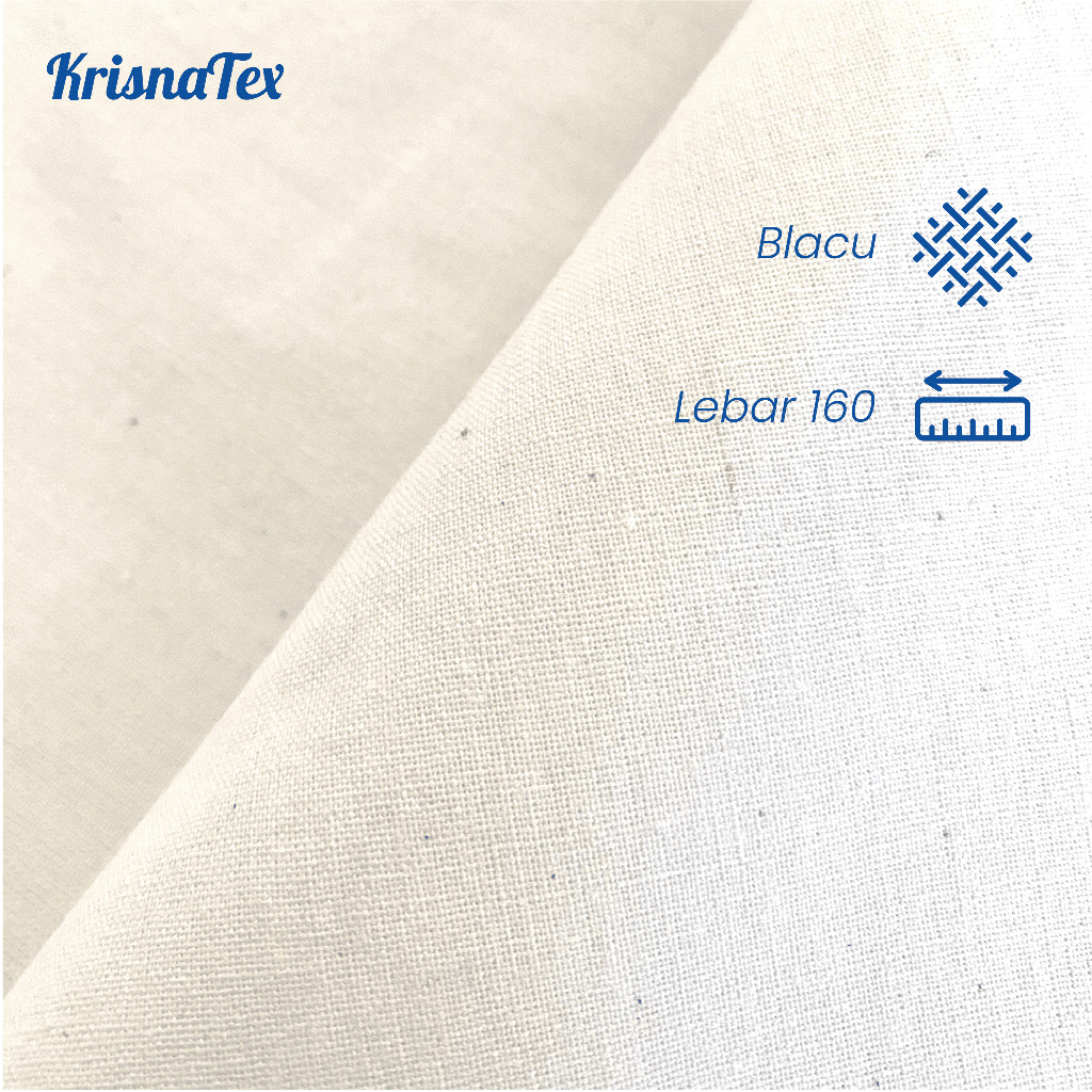 Jual Kain Blacu Lebar 160 cm Meteran - Bahan Meter Blaco Calico Belacu ...